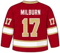 Milburn jersey, number 17