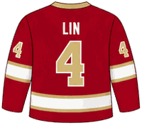 Lin jersey, number 4